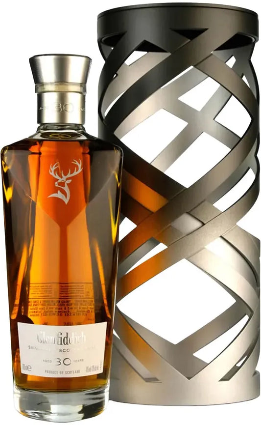 Glenfiddich 30 Year Old Suspended Time Single Malt Whisky 700ml-Spirits-Glenfiddich-Afterpay-Alcohol-Delivery-Barrel-and-Batch-