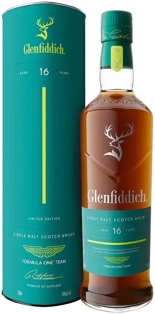 Glenfiddich 16 Aston Martin F1 Single Malt Scotch Whisky 700ml