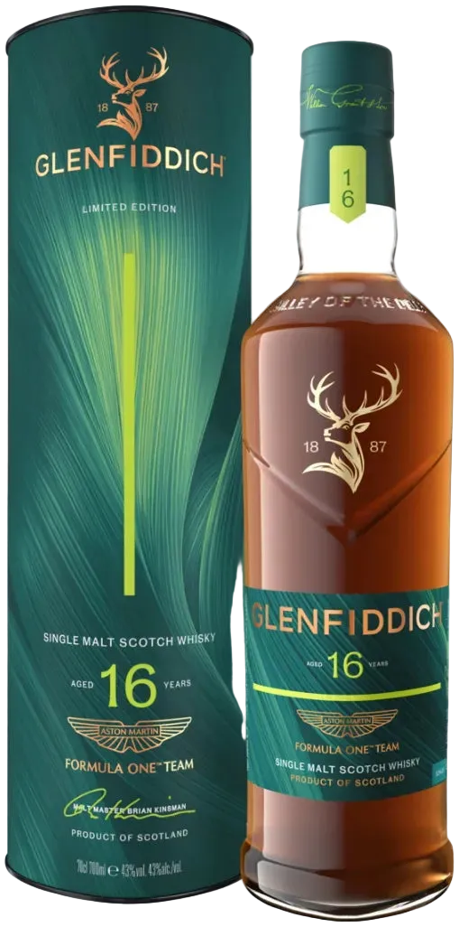 Glenfiddich Aston Martin F1 Team 16 Year Old Limited Edition Release No.2 Single Malt Scotch Whisky 700ml | Barrel & Batch