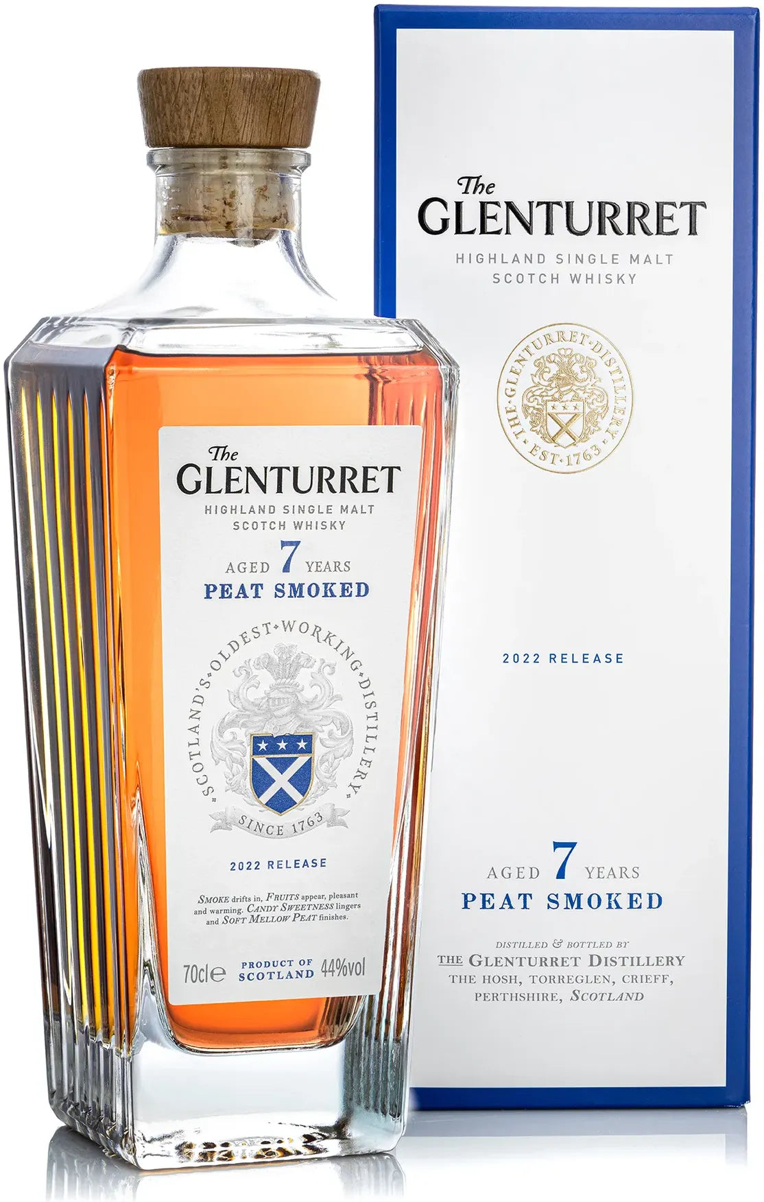 Glenturret 7 Year Old Peat Smoked Single Malt Scotch Whisky 700ml-Spirits-Glenturret-Afterpay-Alcohol-Delivery-Barrel-and-Batch-