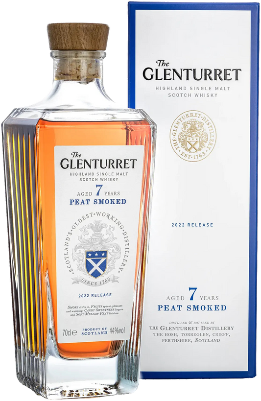Glenturret 7 Year Old Peat Smoked Single Malt Scotch Whisky 700ml