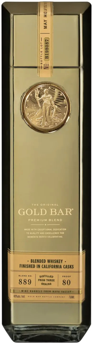 Gold Bar Blended Whiskey 700ml-Spirits-Gold Bar-Afterpay-Alcohol-Delivery-Barrel-and-Batch-