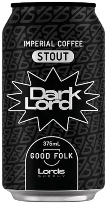Good Folk Dark Lord Coffee Stout 8.4% 16 Pack Cans 375ml | Barrel & Batch
