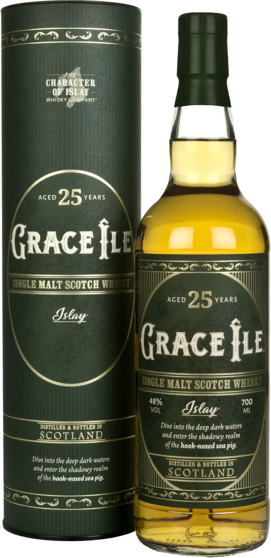 Grace Ile 25 Year Old Islay Single Malt Scotch Whisky 700ml-Spirits-That Boutique-Y Whisky Company-Afterpay-Alcohol-Delivery-Barrel-and-Batch-