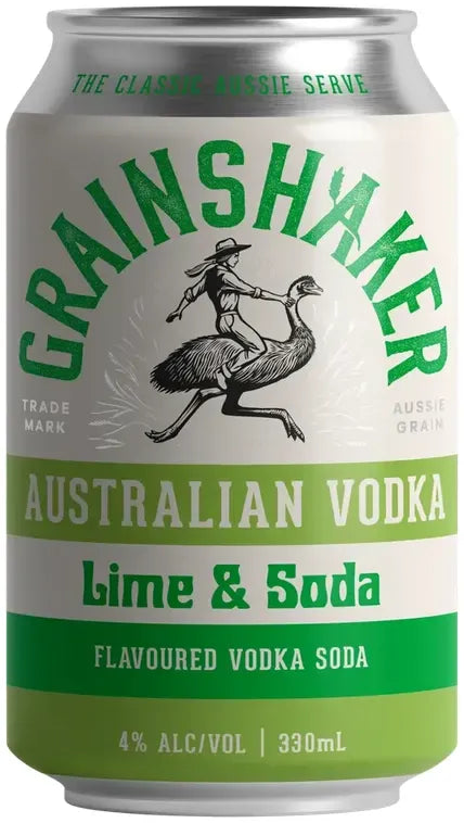 Grainshaker Lime & Soda 4% 330ml-Pre-Mixed Drinks-Grainshaker-Afterpay-Alcohol-Delivery-Barrel-and-Batch-
