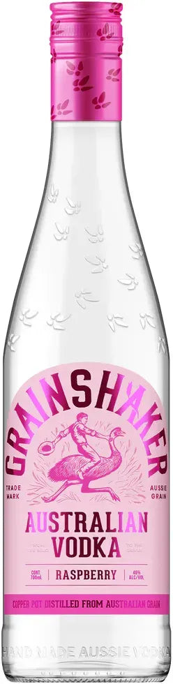 Grainshaker Raspberry Vodka 700ml-Spirits-Grainshaker-Afterpay-Alcohol-Delivery-Barrel-and-Batch-