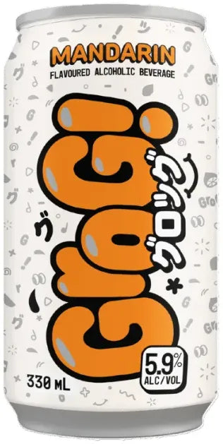 Grog Mandarin Cans 330ml | Barrel & Batch