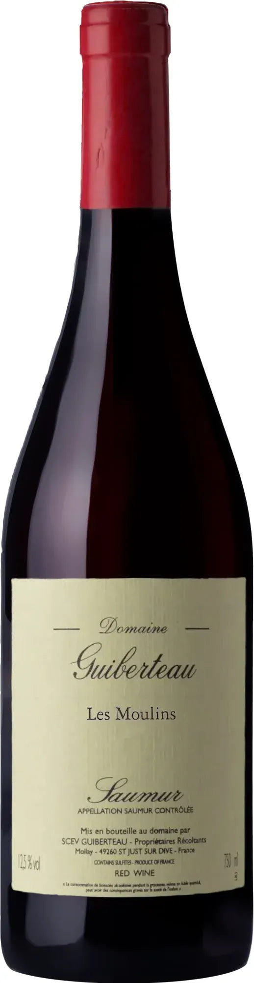 Guiberteau Les Moulins Rouge 2022 750ml-Wine-Guiberteau-Afterpay-Alcohol-Delivery-Barrel-and-Batch-