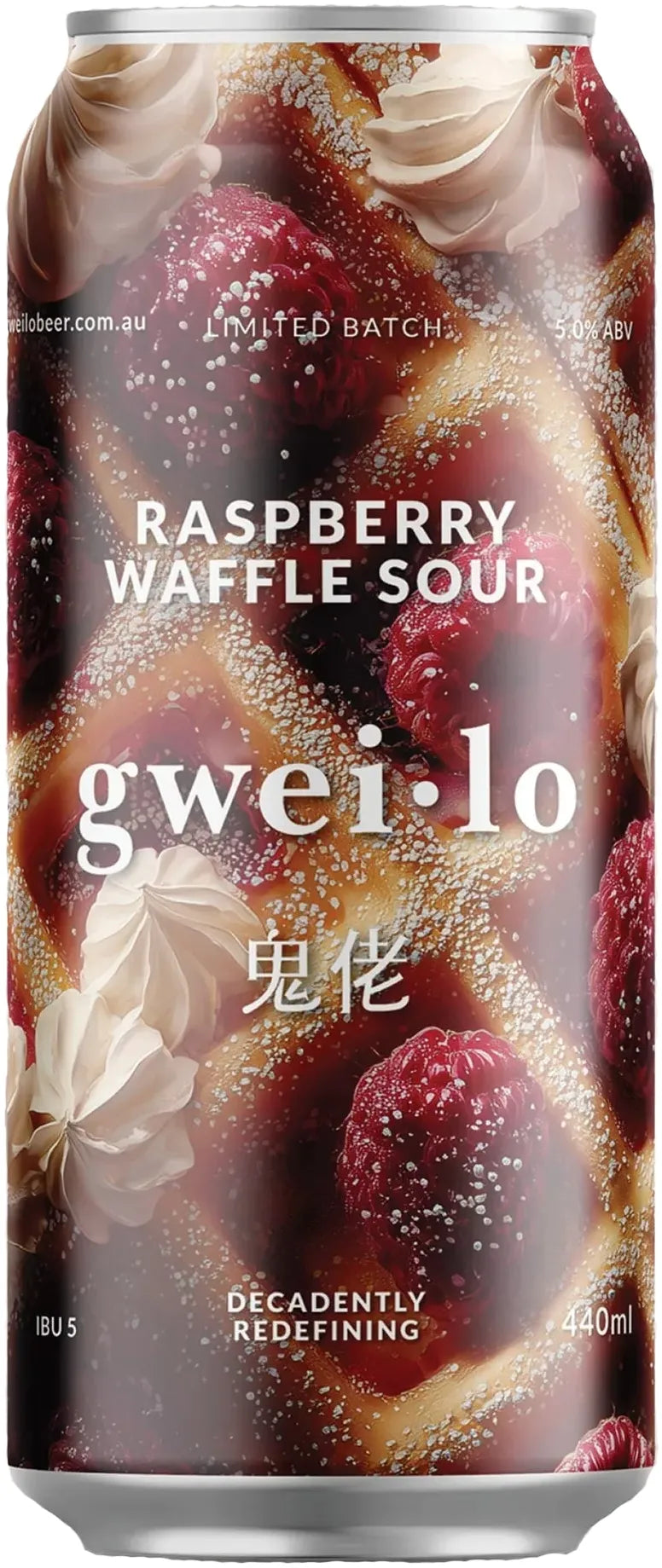 Gweilo Raspberry Waffle Sour 4.9% 16 Pack Cans 440ml | Barrel & Batch
