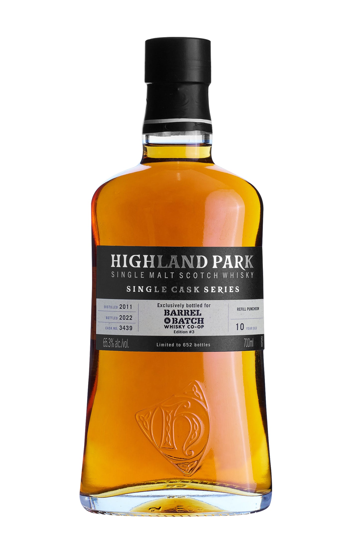 Highland Park 10 Year Old Single Cask #3439 Ex Sherry Single Malt Whisky 700ml