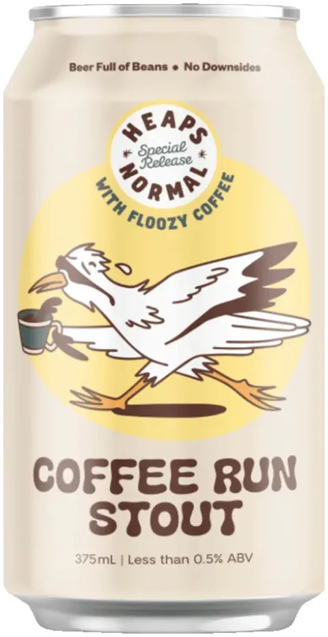 Heaps Normal Coffee Run Stout 375ml-Beer-Heaps Normal-[afterpay_alcohol_delivery]-[buy_spirits_online]-[buy_wine_online]-Barrel & Batch