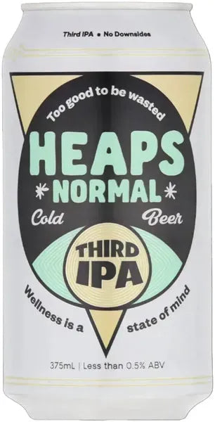 Heaps Normal Third IPA 0.5% 24 Pack Cans 375ml | Barrel & Batch