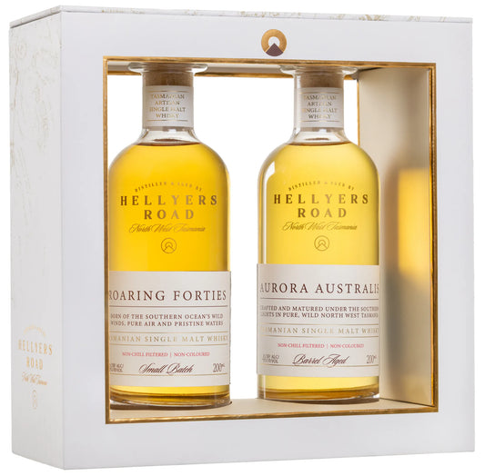 Hellyers Road Distillery Roaring Forties/Aurora Australis Single Malt Whisky 2 x 200ml | Bottle Stop