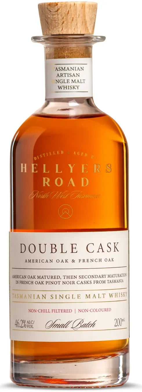 Hellyers Road Distillery The Double Cask Tasmanian Single Malt Whisky 200ml | Barrel & Batch