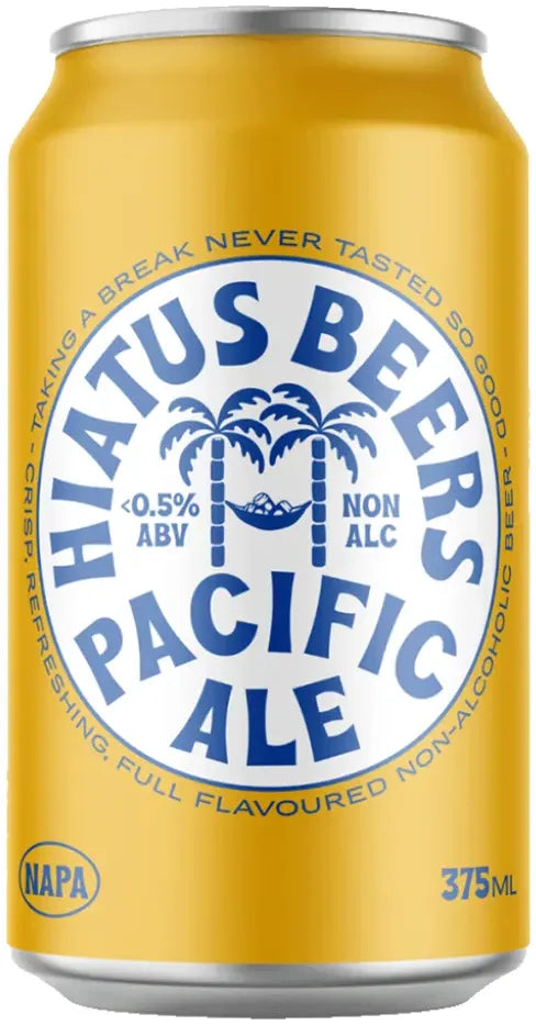 Hiatus Beers Non Alcoholic Pacific Ale 375ml-Beer-Hiatus Beers-Afterpay-Alcohol-Delivery-Barrel-and-Batch-