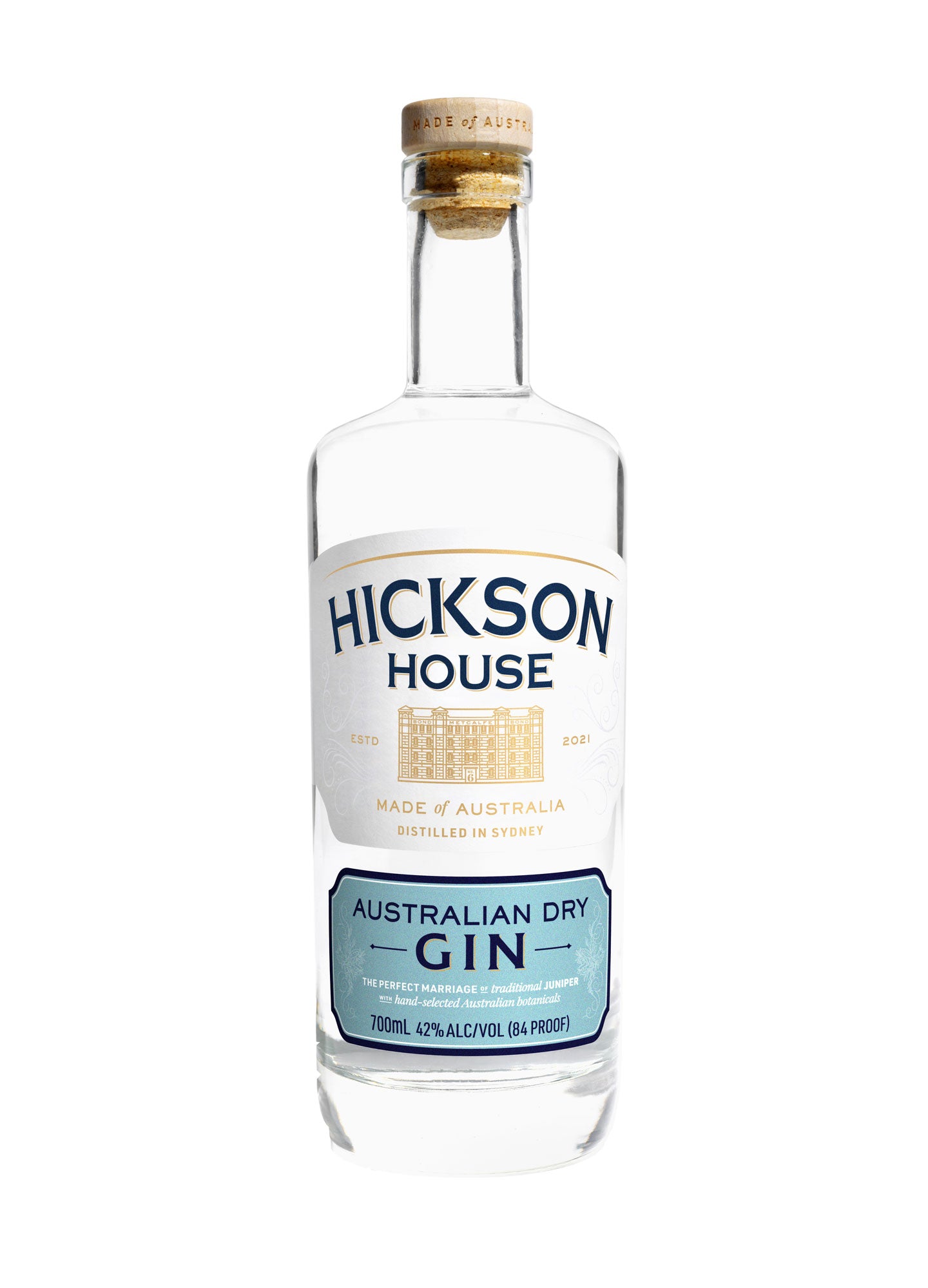 Hickson House Aussie Dry Gin 700ml-Spirits-Hickson Rd.-Afterpay-Alcohol-Delivery-Barrel-and-Batch-