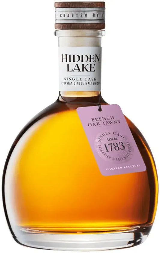 Hidden Lake French Oak Tawny Single Cask Whisky 700ml-Spirits-Hidden Lake-Afterpay-Alcohol-Delivery-Barrel-and-Batch-