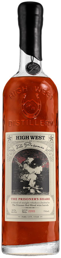 High West The Prisoner's Share Red Blend Wine Barrel Whiskey 750ml