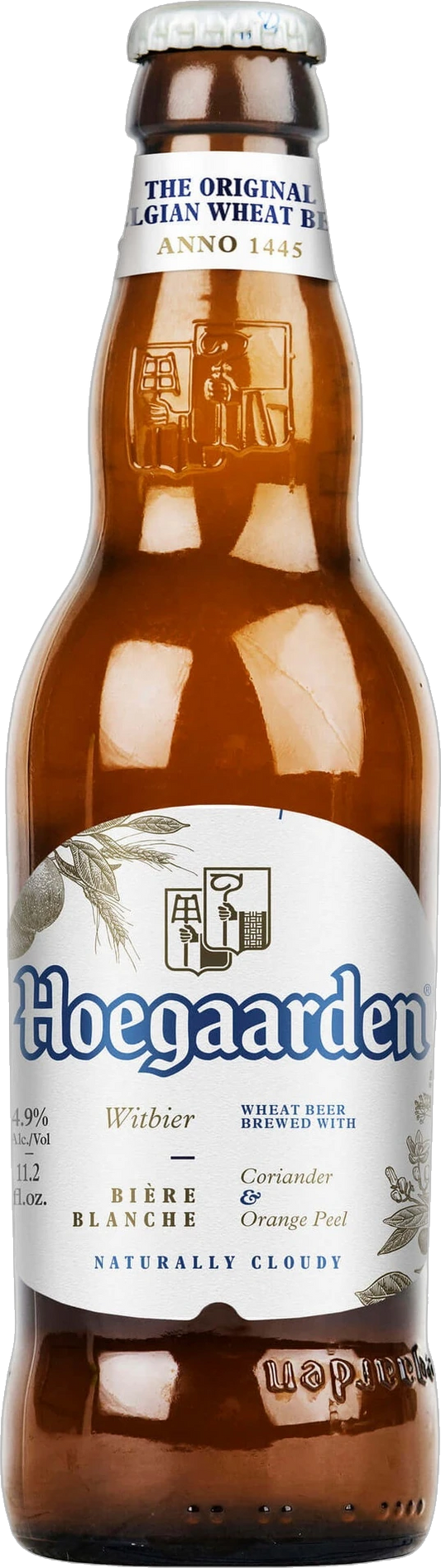 Hoegaarden Wit Blanche Belgian Witbier 4.9% 24 Pack Bottles 330ml | Barrel & Batch