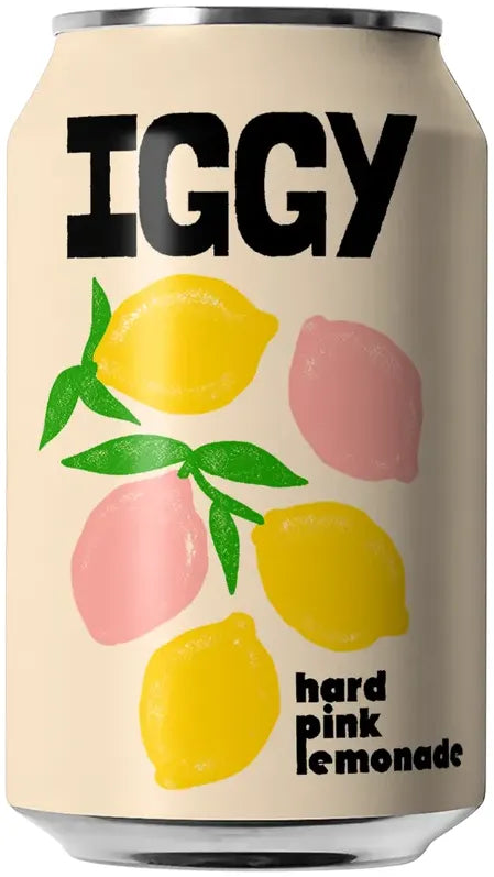 Iggy Hard Pink Lemonade 355ml-Pre-Mixed Drinks-Iggy-Afterpay-Alcohol-Delivery-Barrel-and-Batch-