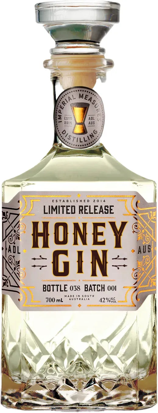 Imperial Measures Distilling Honey Gin 700ml-Spirits-Imperial Measures Distilling-Afterpay-Alcohol-Delivery-Barrel-and-Batch-