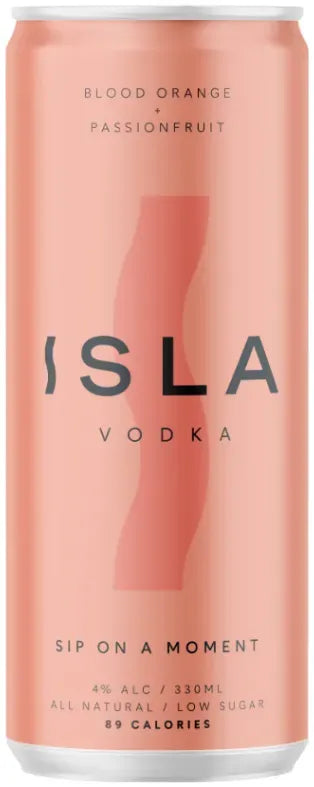 Buy Isla RTD Blood Orange Passionfruit 330ml Online at Barrel and Batch