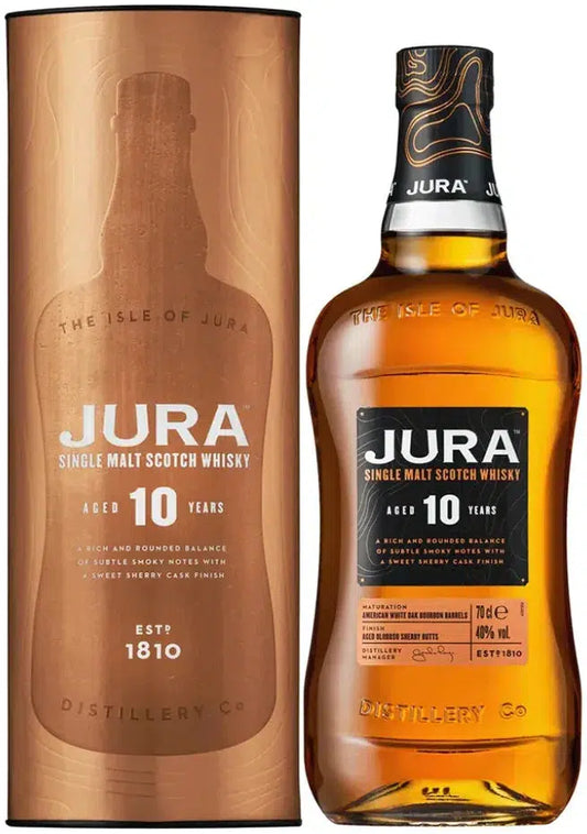 Isle Of Jura 10 Year Old Single Malt Scotch Whisky 700ml-Spirits-Isle Of Jura-Afterpay-Alcohol-Delivery-Barrel-and-Batch-