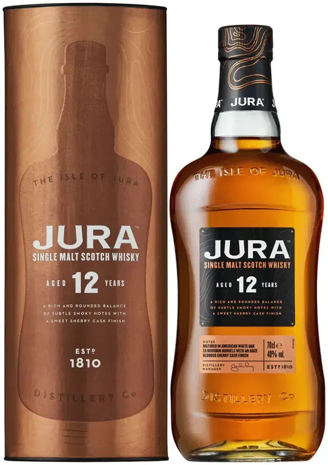 Isle Of Jura 12 Year Old Single Malt Scotch Whisky 700ml-Spirits-Isle Of Jura-Afterpay-Alcohol-Delivery-Barrel-and-Batch-