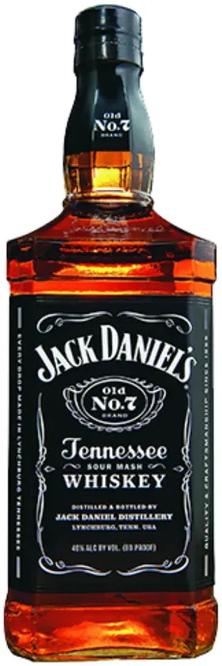 Jack Daniel's Old No.7 Tennessee Whiskey 1L-Spirits-Jack Daniel's-Afterpay-Alcohol-Delivery-Barrel-and-Batch-