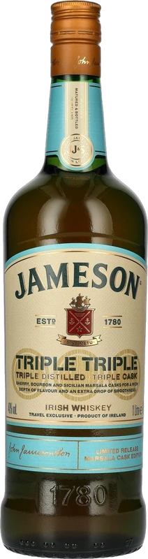 Jameson Triple Triple Marsala Cask Edition Irish Whiskey 1L | Barrel & Batch