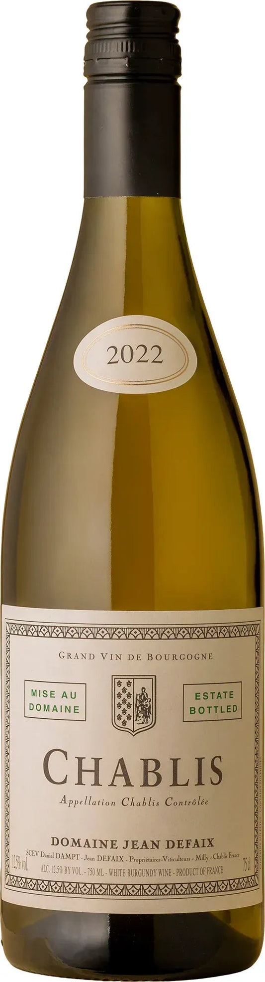 Jean Defaix Chablis 2022 750ml-Wine-Jean Defaix-Afterpay-Alcohol-Delivery-Barrel-and-Batch-