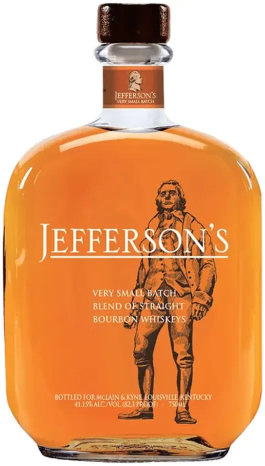 Jefferson's Very Small Batch Bourbon Whiskey 750ml-Spirits-Jefferson's-Afterpay-Alcohol-Delivery-Barrel-and-Batch-
