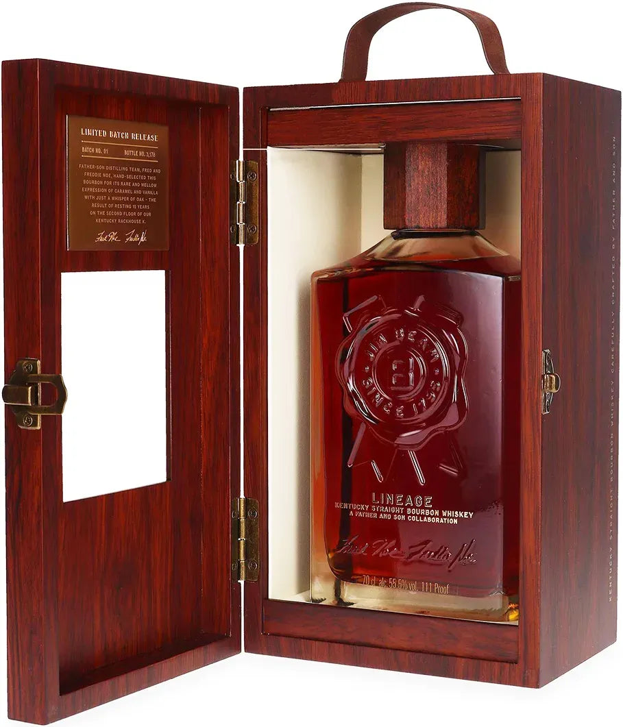 Jim Beam 15 Year Old Lineage Kentucky Straight Bourbon Whiskey 700ml-Spirits-Jim Beam-Afterpay-Alcohol-Delivery-Barrel-and-Batch-