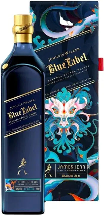Johnnie Walker Blue Chinese New Year Dragon 750ml-Spirits-Johnnie Walker-Afterpay-Alcohol-Delivery-Barrel-and-Batch-