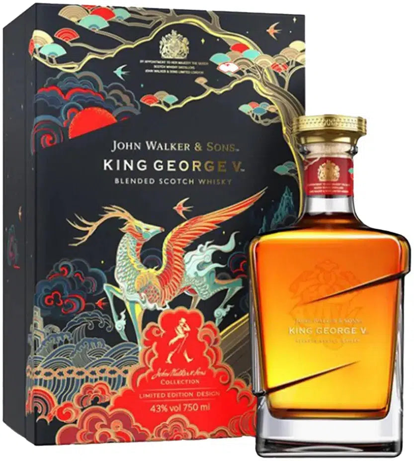 Johnnie Walker King George V Year of the Tiger Whisky 750ml-Spirits-Johnnie Walker-Afterpay-Alcohol-Delivery-Barrel-and-Batch-
