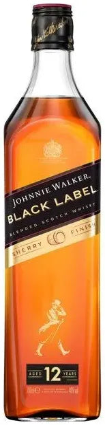 Johnnie Walker 12 Years Old Black Label Sherry Finish Blended Scotch Whisky 700ml | Barrel & Batch
