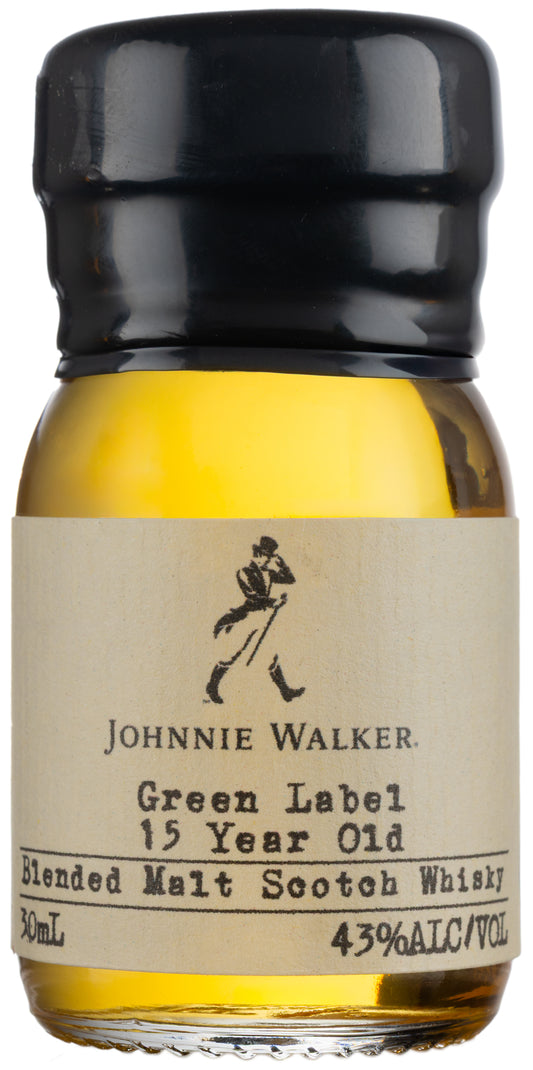 Johnnie Walker Green Label 15 Year Old Blended Malt Scotch Whisky 30ml | Barrel & Batch