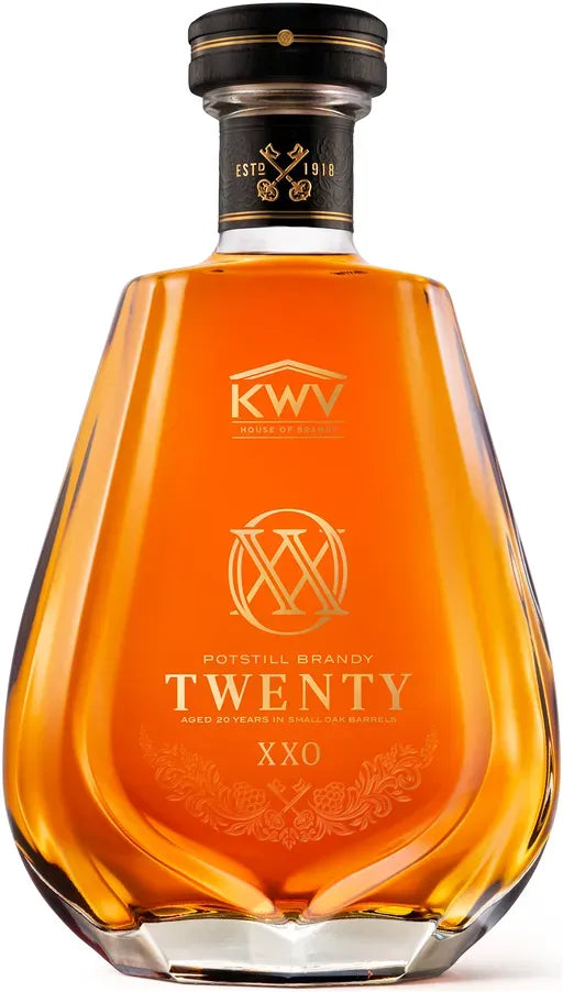 KWV 20 Year Old Potstill Brandy 750ml-Spirits-KWV-Afterpay-Alcohol-Delivery-Barrel-and-Batch-