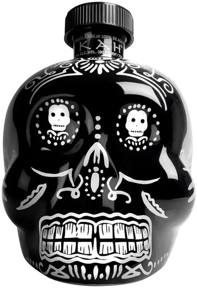 Kah Skull Anejo Tequila 700ml-Spirits-Kah-Afterpay-Alcohol-Delivery-Barrel-and-Batch-
