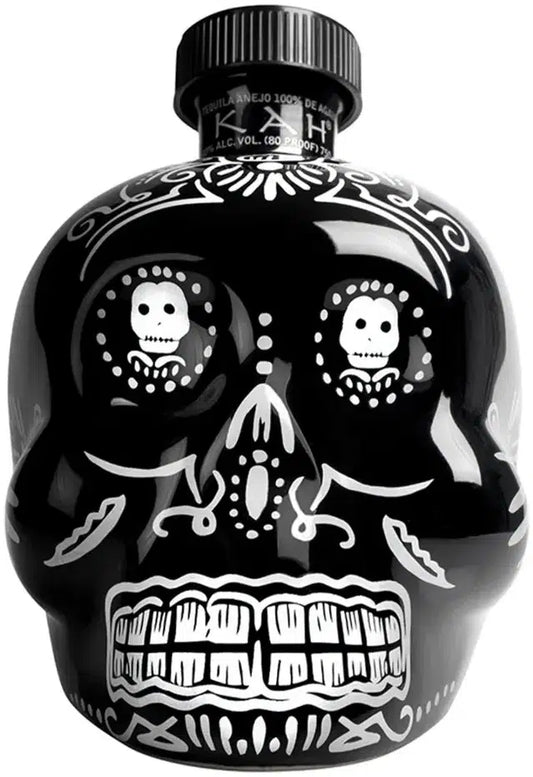 Kah Skull Anejo Tequila 700ml-Spirits-Kah-Afterpay-Alcohol-Delivery-Barrel-and-Batch-
