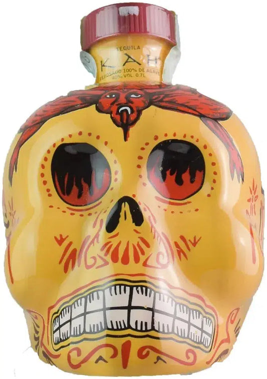 Kah Skull Reposado Tequila 700ml-Spirits-Kah-Afterpay-Alcohol-Delivery-Barrel-and-Batch-