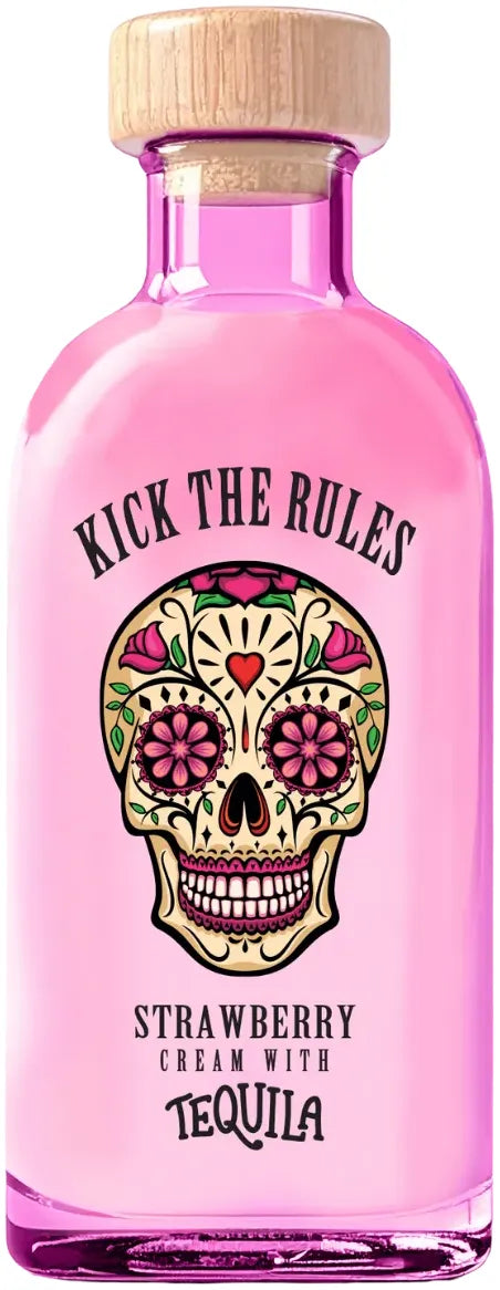 Kick the Rules Strawberry Cream Tequila 700ml | Barrel & Batch