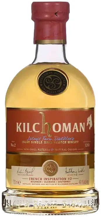 Kilchoman Small Batch French Inspiration #2 Single Malt Scotch Whisky 700ml-Spirits-Kilchoman-Afterpay-Alcohol-Delivery-Barrel-and-Batch-