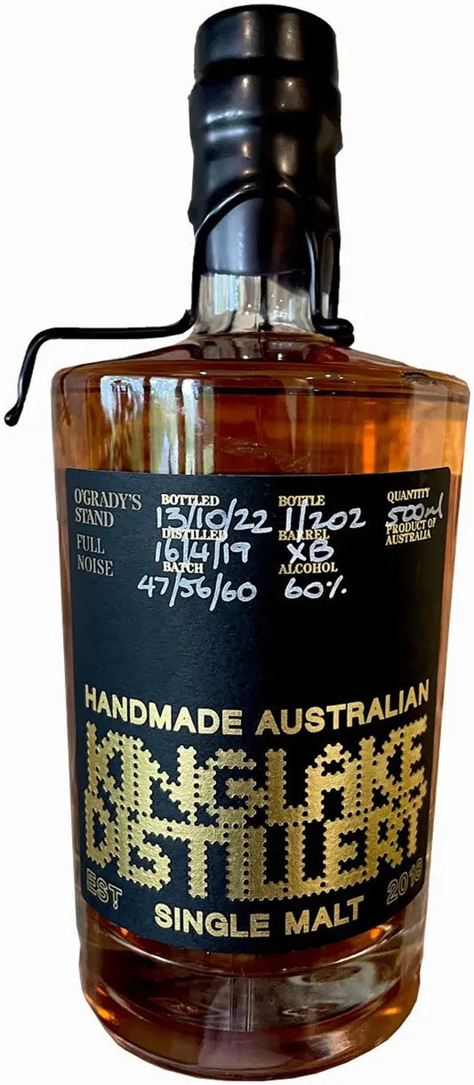 Kinglake Distillery Full Noise Cask Strength Single Malt Whisky 60% 500ml-Spirits-Kinglake Distillery-Afterpay-Alcohol-Delivery-Barrel-and-Batch-