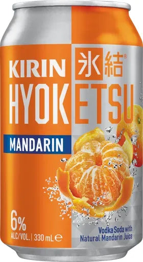 Kirin Hyoketsu Mandarin 6% 24 Pack Cans 330ml | Barrel & Batch