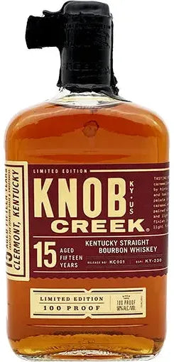 Knob Creek 15 Year Old Kentucky Straight Bourbon 750ml-Spirits-Knob Creek-Afterpay-Alcohol-Delivery-Barrel-and-Batch-