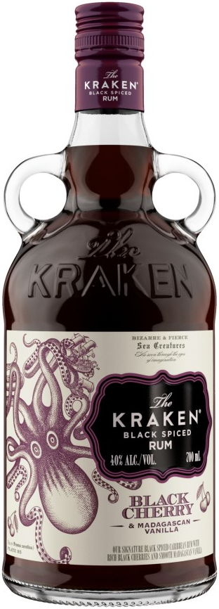 Kraken Black Cherry Vanilla & Madagascan Vanilla Rum 700ml