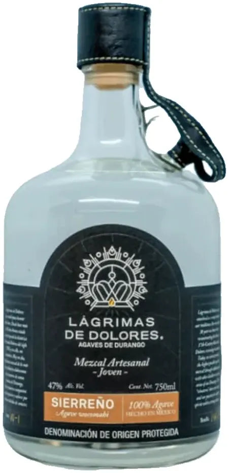 Lagrimas De Dolores Sierreno Mezcal 700ml-Spirits-Lagrimas-Afterpay-Alcohol-Delivery-Barrel-and-Batch-