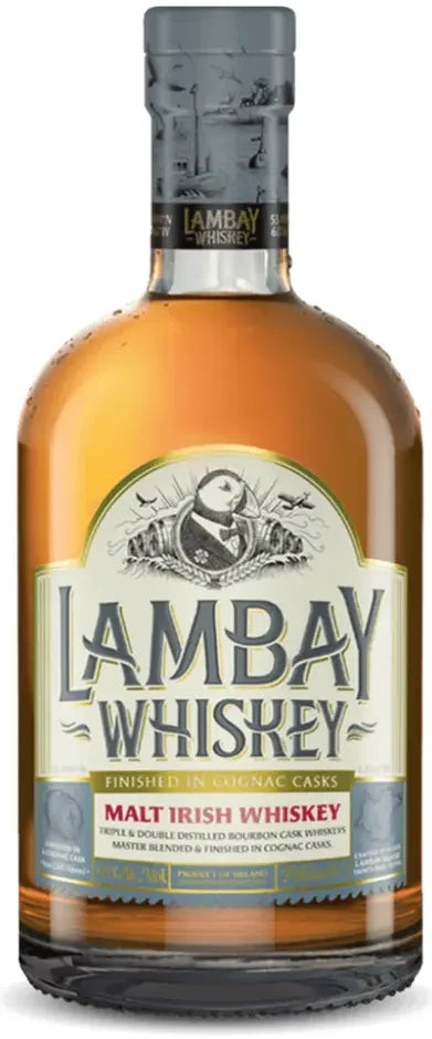 Lambay Single Malt Irish Whiskey 700ml-Spirits-Lambay-Afterpay-Alcohol-Delivery-Barrel-and-Batch-