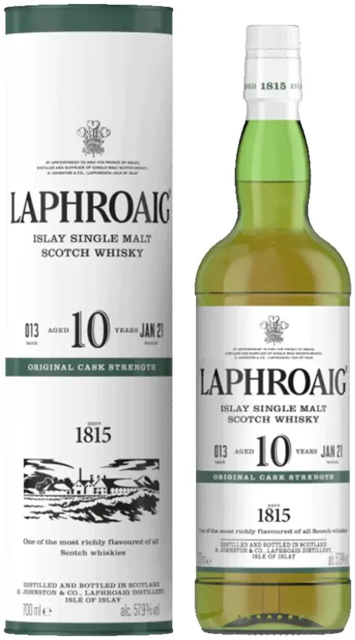 Laphroaig 10 Year Old Batch 13 Single Malt Scotch Whisky 700ml-Spirits-Laphroaig-Afterpay-Alcohol-Delivery-Barrel-and-Batch-